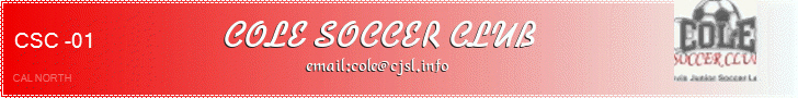 Cole Soccer Club 01 banner